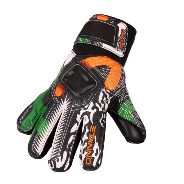Stanno Jungle Goalkeeper Gloves JR - Black/Green/Orange